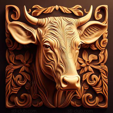 3D model st Cow (STL)